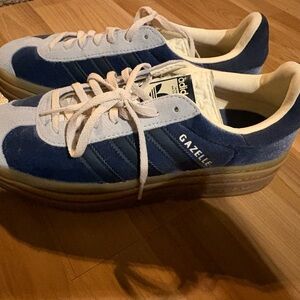 Adidas Gazelle Navy and Cream Sneakers
